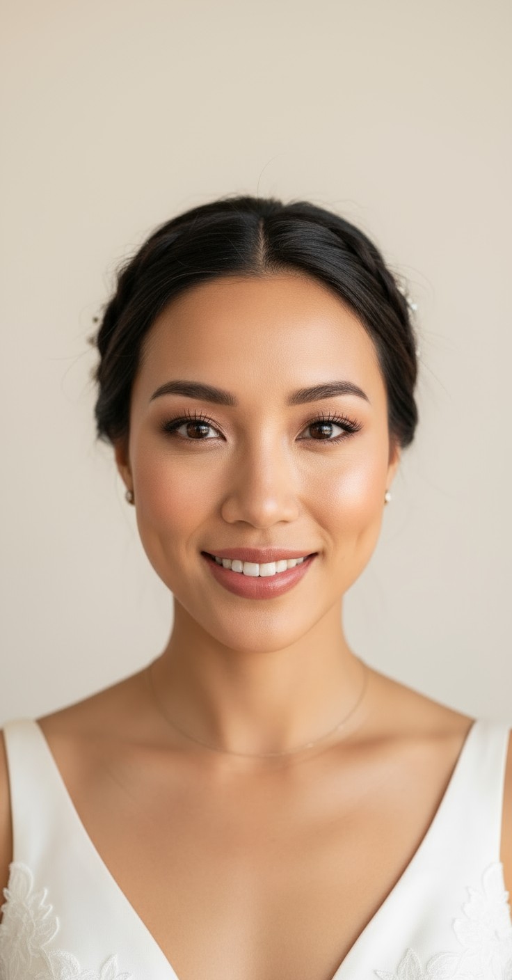 After Bohemian Wedding Updo